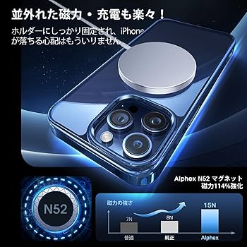 Amazon.co.jp: 【本体を再現・Magsafe対応】Alphex iPhone 15